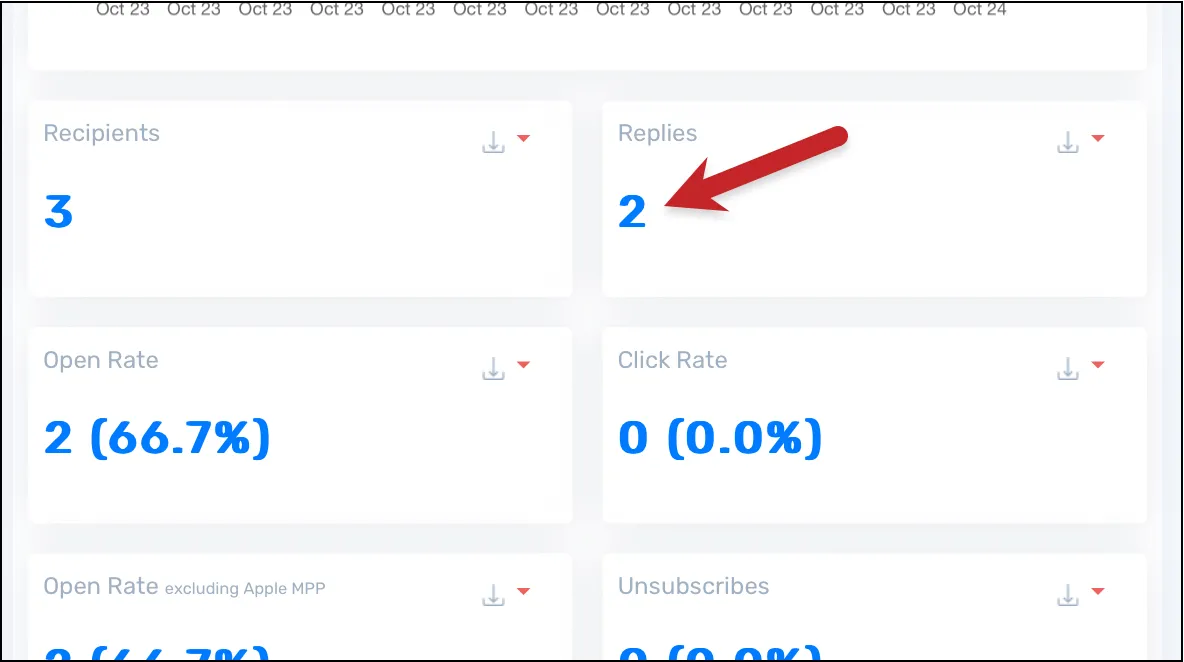 Tap on replies to open the sidebar