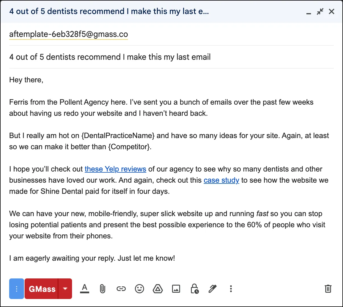Sales objection follow up about no trust