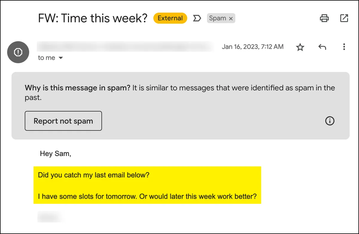 Cold email follow-up that doesn't agitate