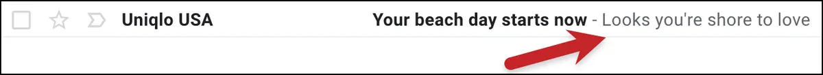 Preview text in Gmail desktop