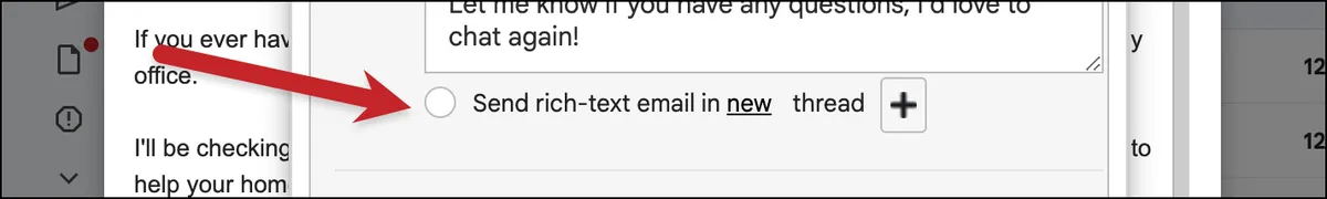 If you want to send in a new thread with a new subject line