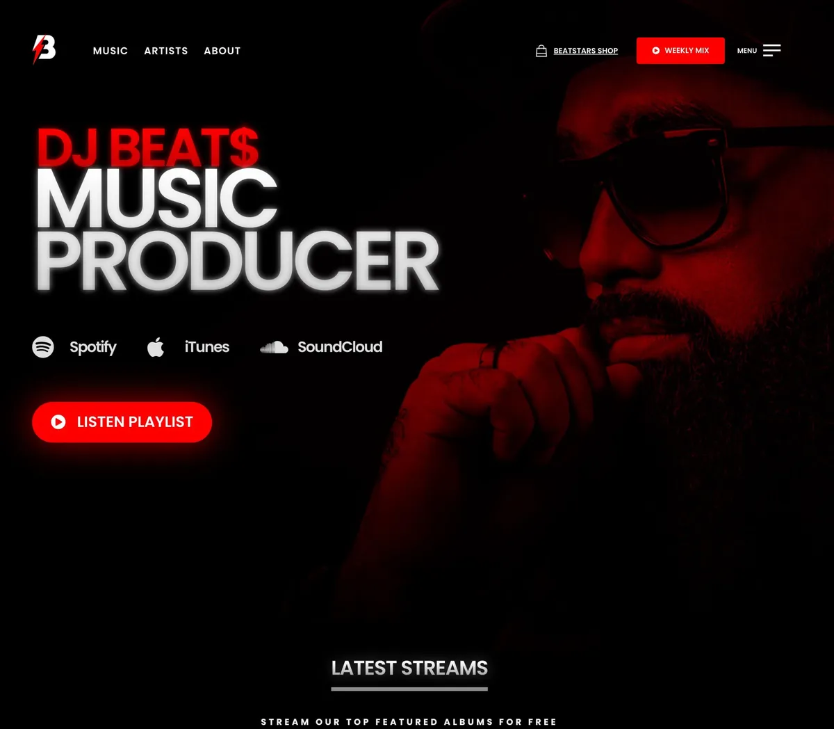 A sample beats website