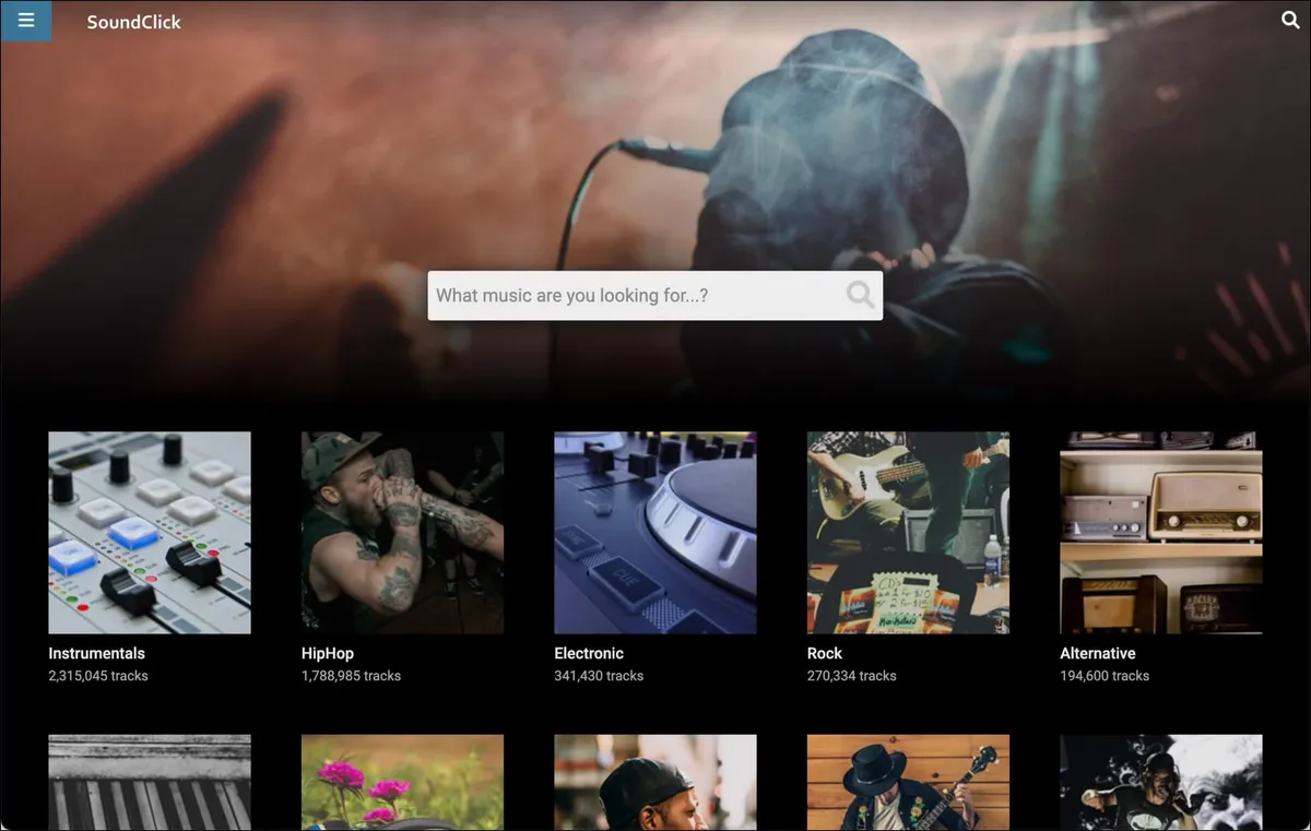 Soundclick marketplace for beatmakers
