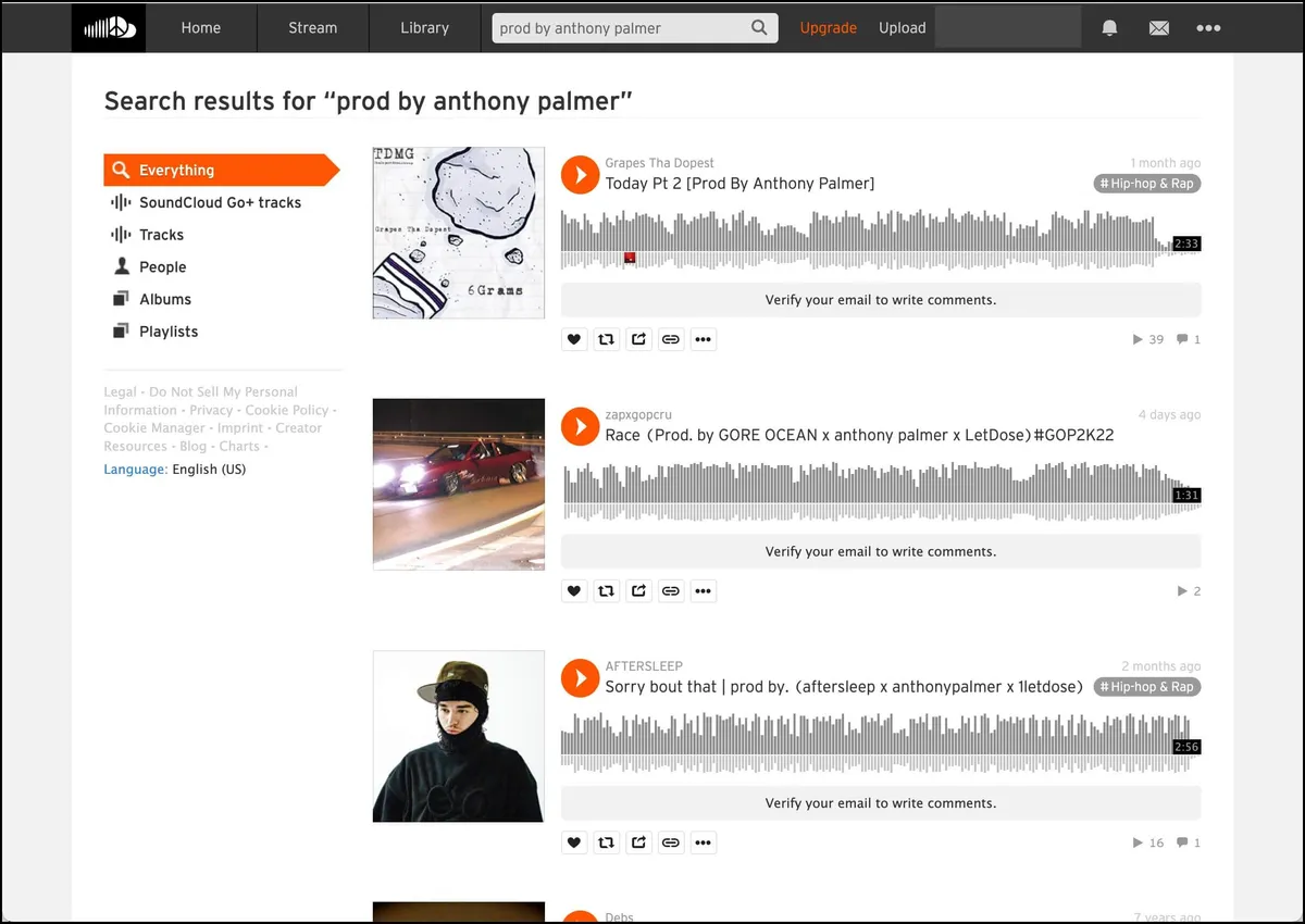 Prod by search on SoundCloud