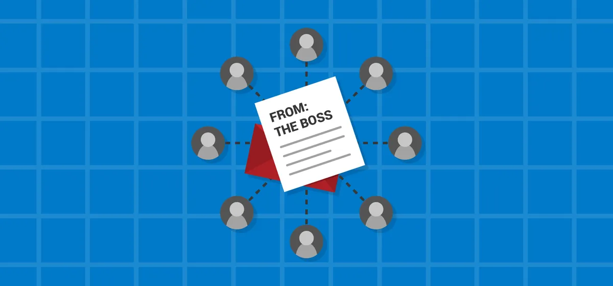How to send a mass email to your employees