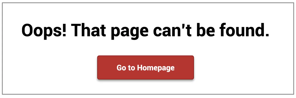 no redirect results in 404 error