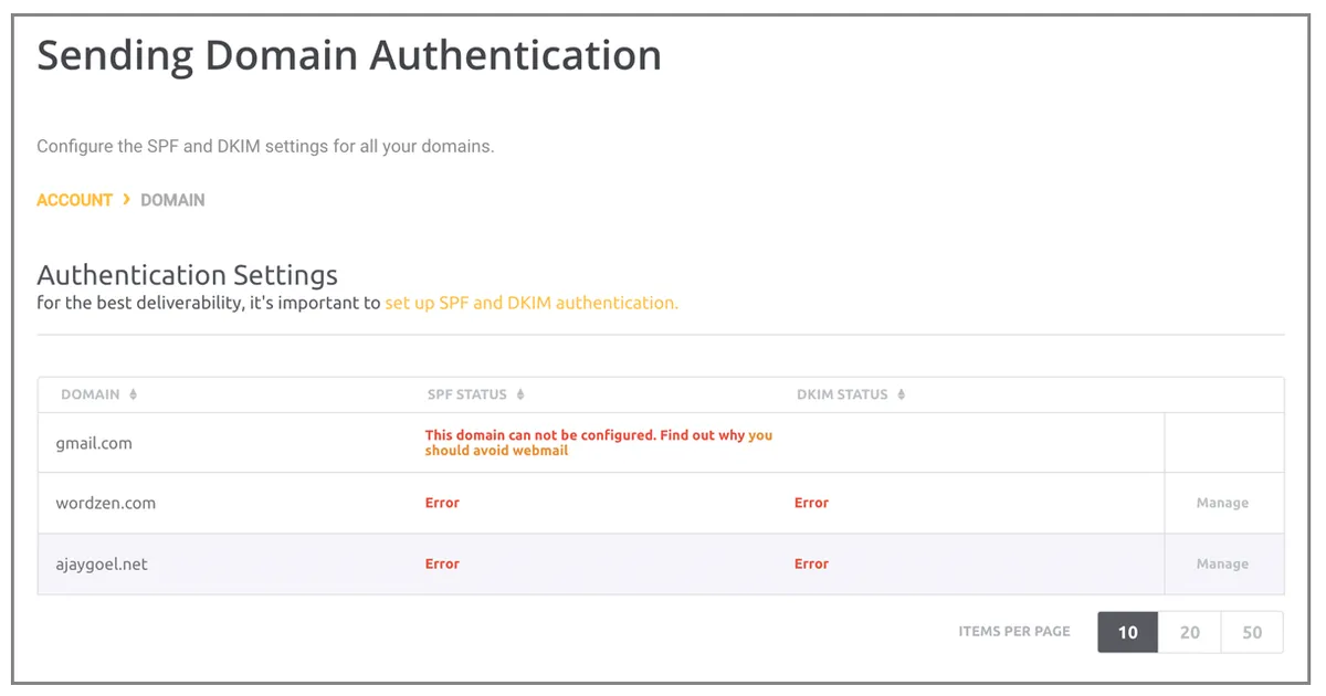 Mailjet SPF validation fail