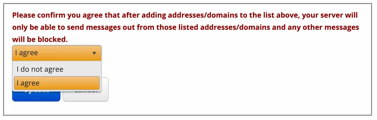 SocketLabs domain use agreement
