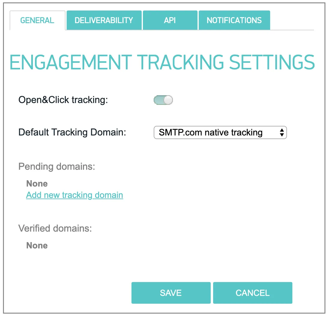 SMTP turn off tracking pixel