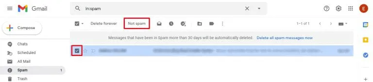 not spam