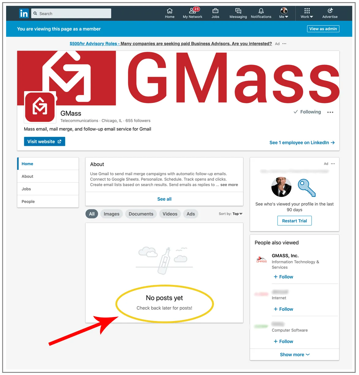 LinkedIn removes posts