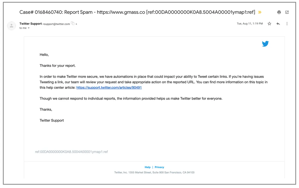 Twitter Support