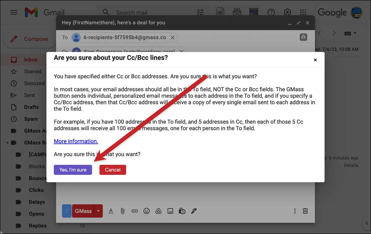 Say yes to the pop-up