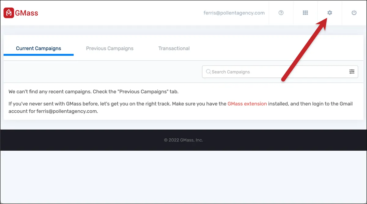 Dashboard settings