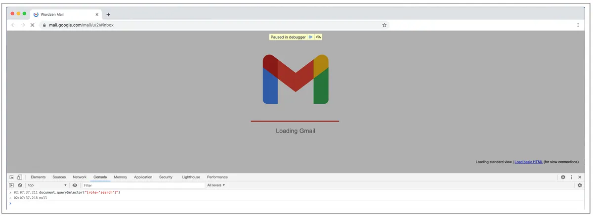 query for DOM proof