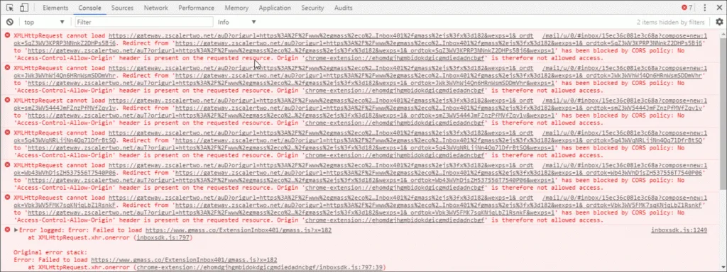 GMass Proxy Issue