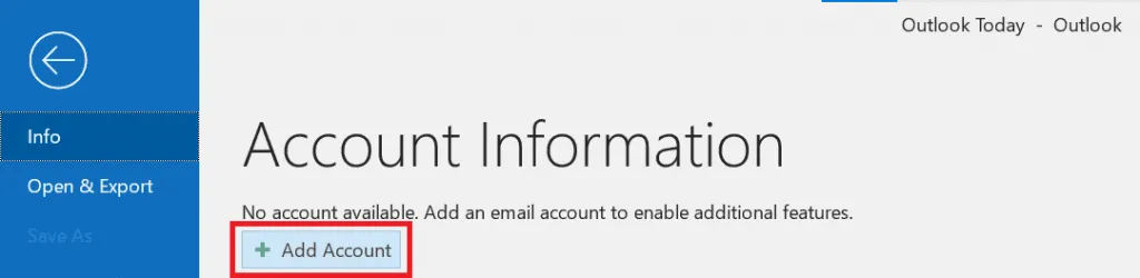 Add account