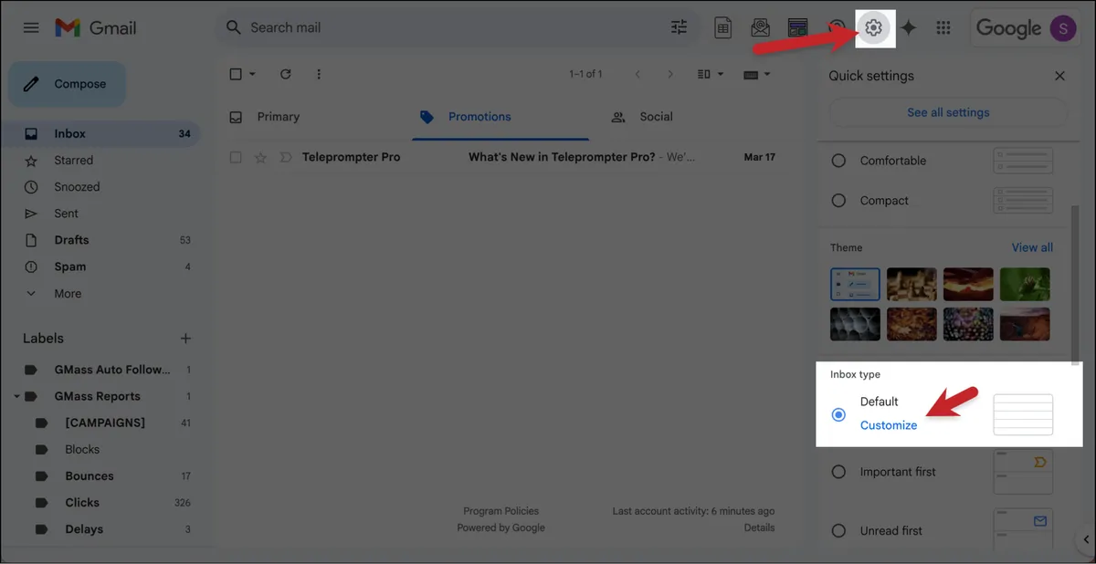 Customize your tabs