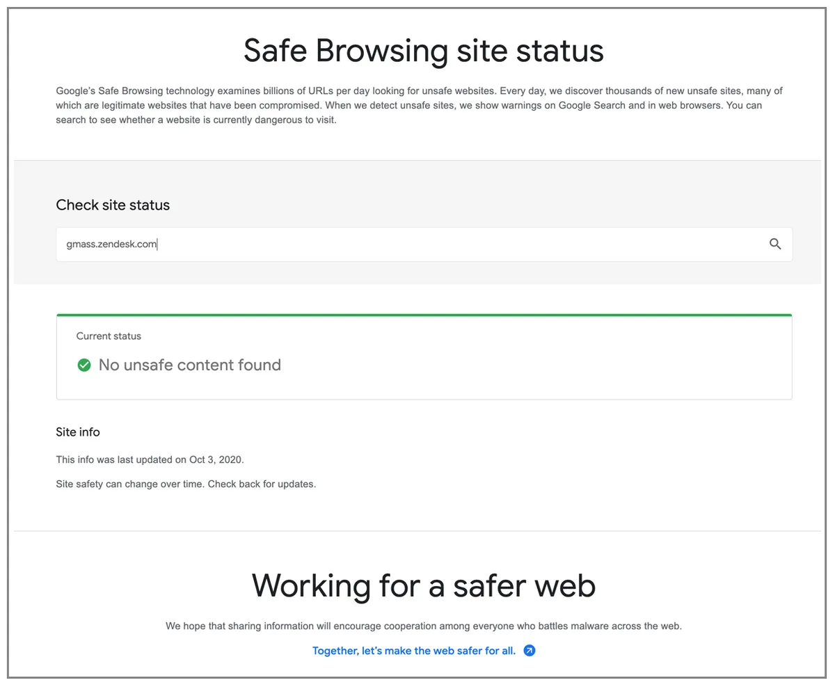 Google message